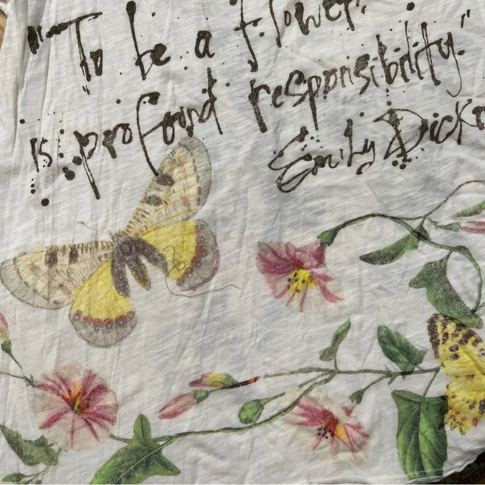 NWT MAGNOLIA PEARL Profound Responsibility Butterfly T Tee Shirt NEVER Worn OS - Picture 11 of 13